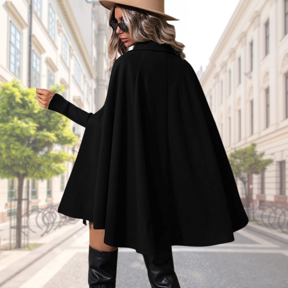 Veste officier femme à double boutonnage avec col montant – Image 3