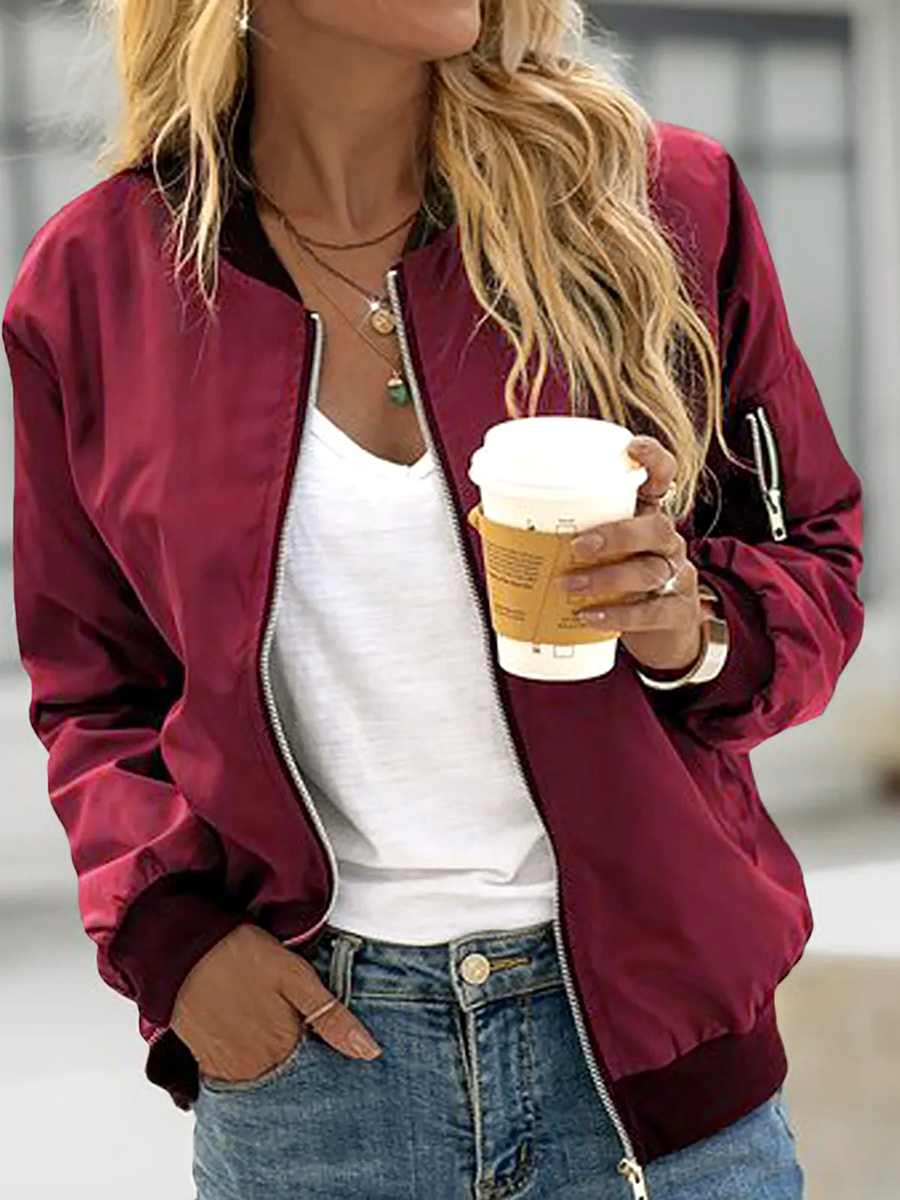 Veste bombers femme légère de style décontracté • Ma veste