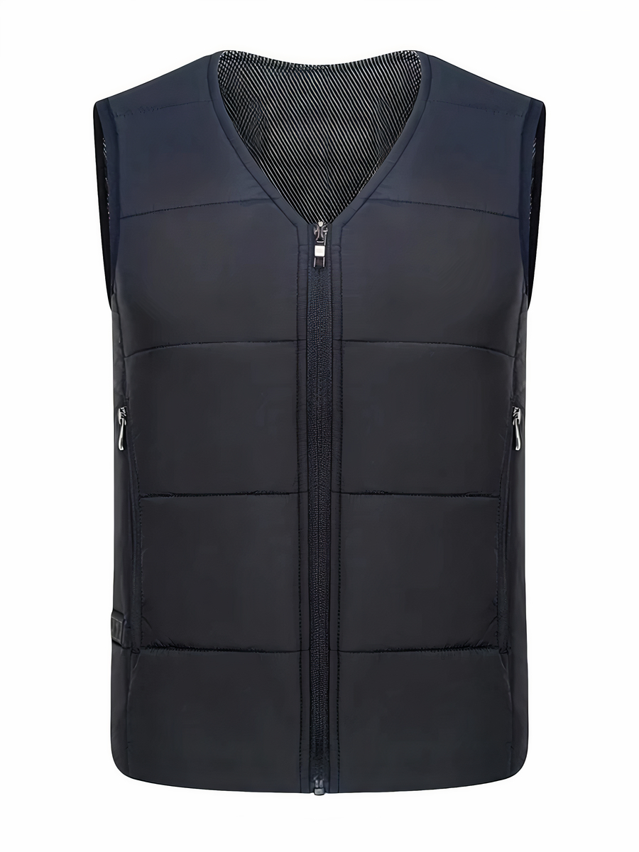 Gilet Chauffant Homme à 7 Zones Et Double Commande, Avec