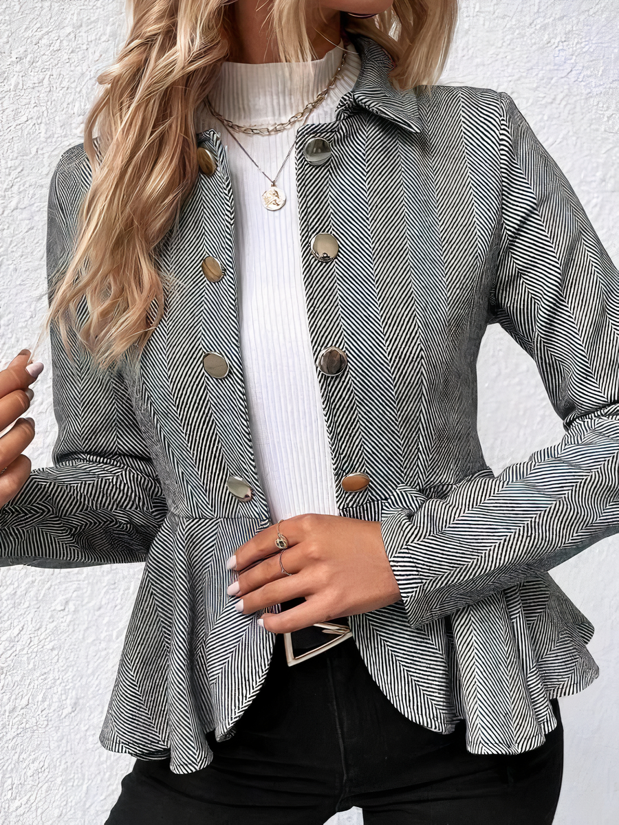 Veste cintrée femme avec col à revers élégant • Ma veste