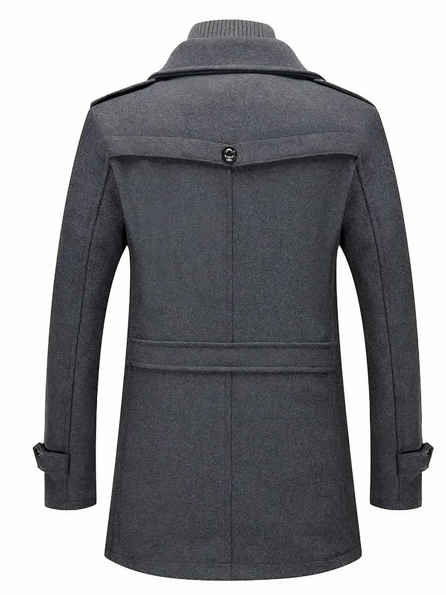 Veste longue homme avec col ?� revers ?�l?�gant �?� Ma veste