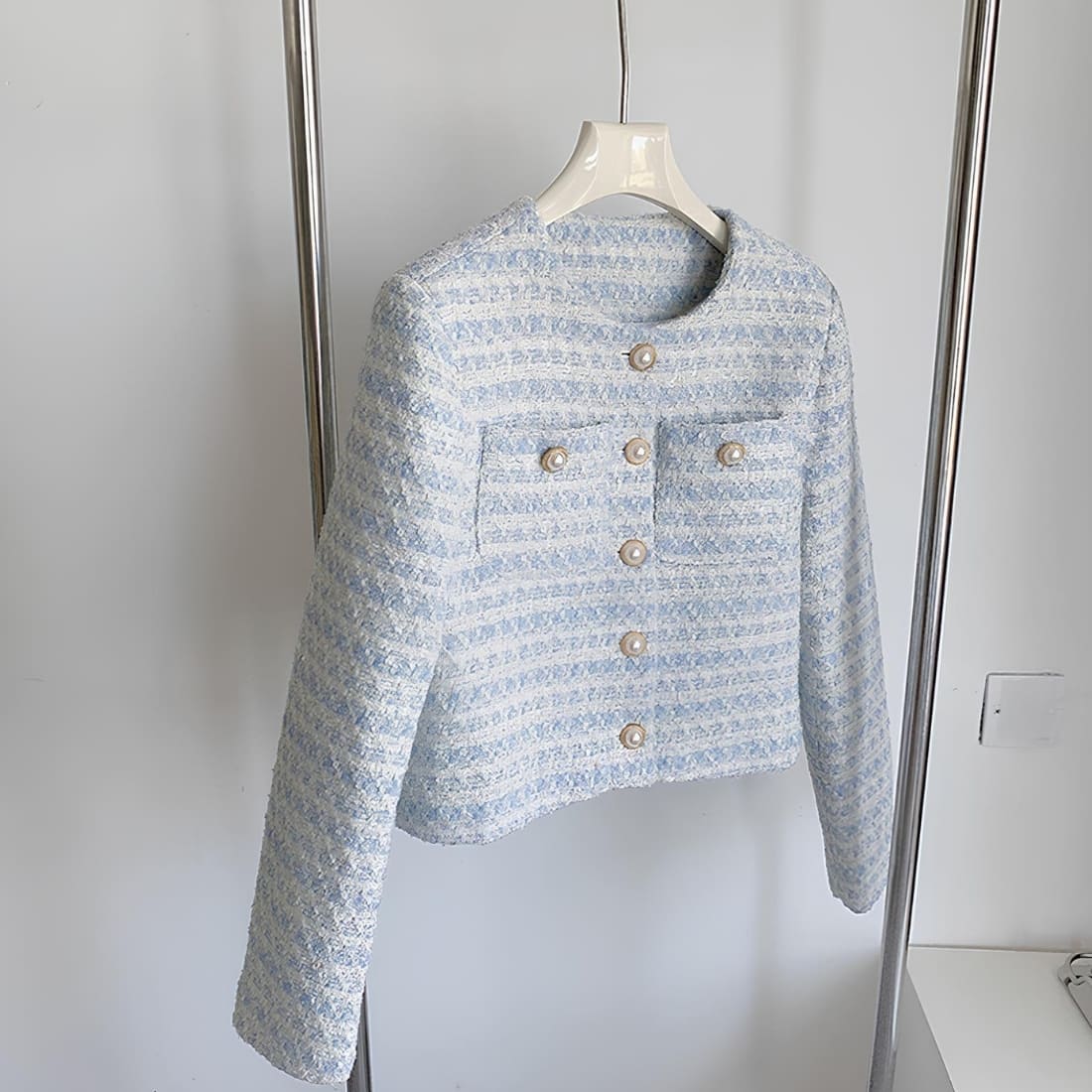 Veste style chanel femme conception courte et élégante – Image 3