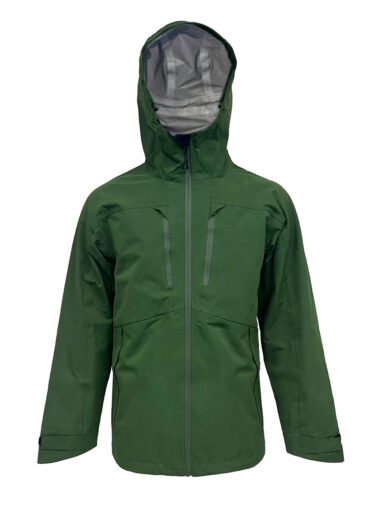 Veste de quart femme avec fermetures éclaires pratiques sur fond blanc