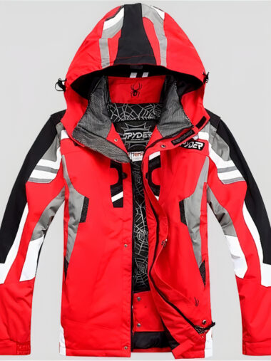 Veste de ski homme conception épaisse avec capuche