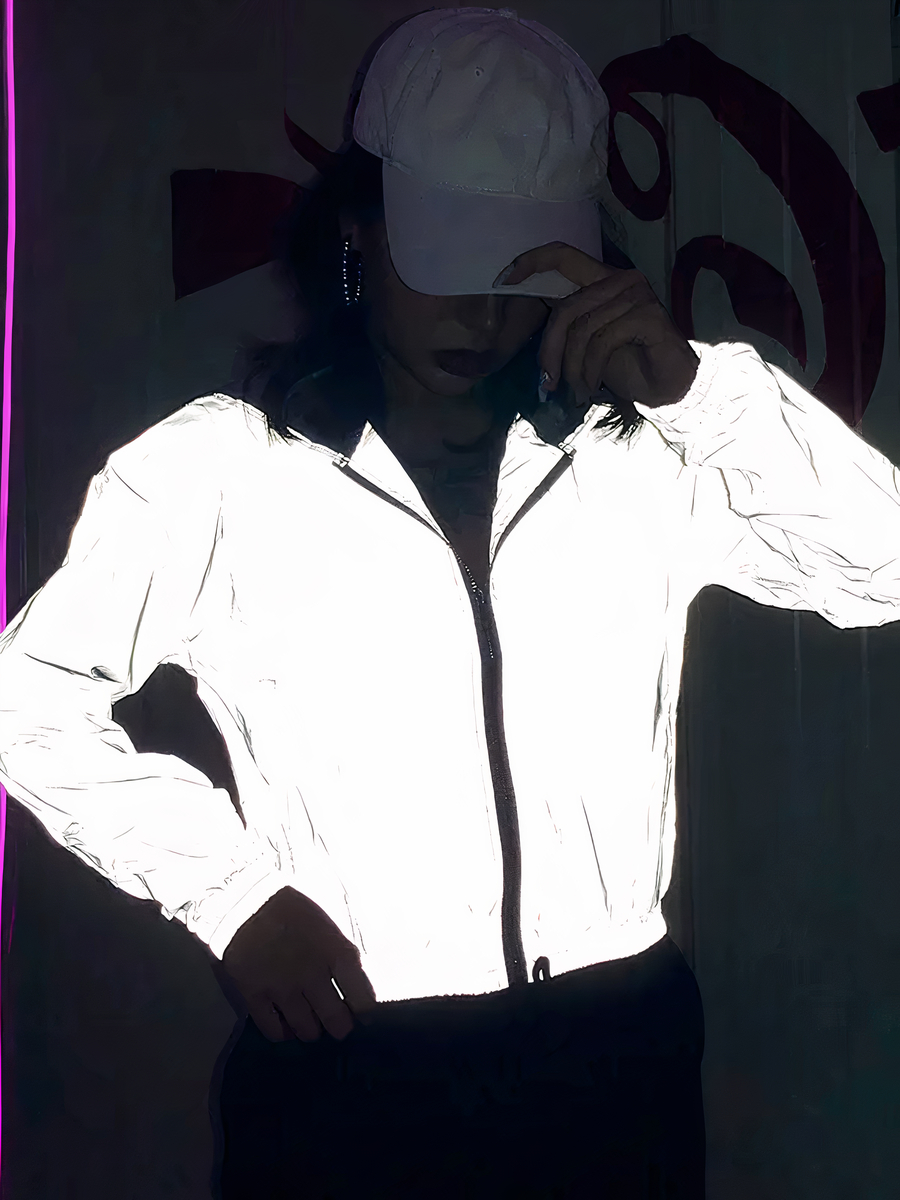 Veste r?�fl?�chissante femme conception l?�g?�re et courte �?� Ma veste